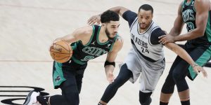 Tatum 32 pontos vitória Celtics Blazers