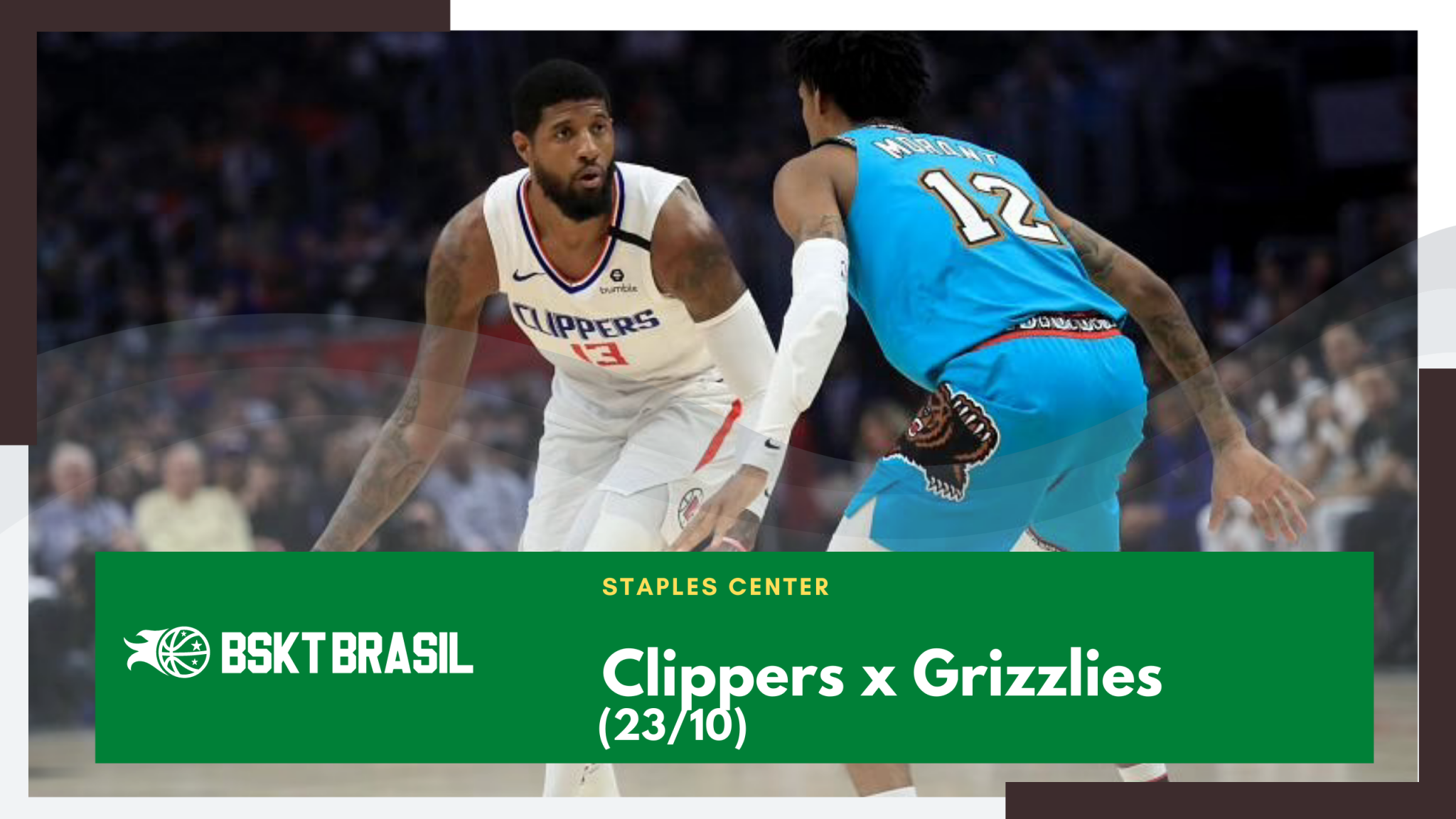 Onde Assistir Clippers x Grizzlies – NBA hoje (23/10) AO VIVO