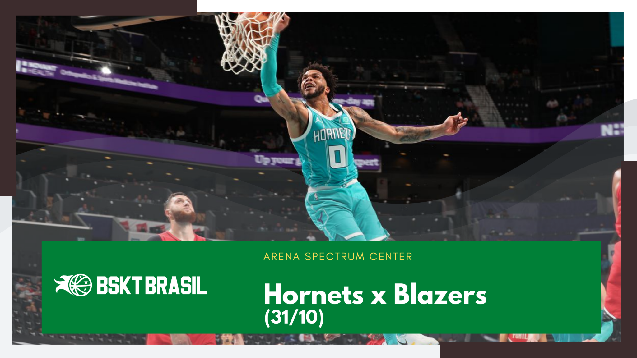 Onde Assistir Hornets x Trail Blazers – NBA hoje (31/10) AO VIVO