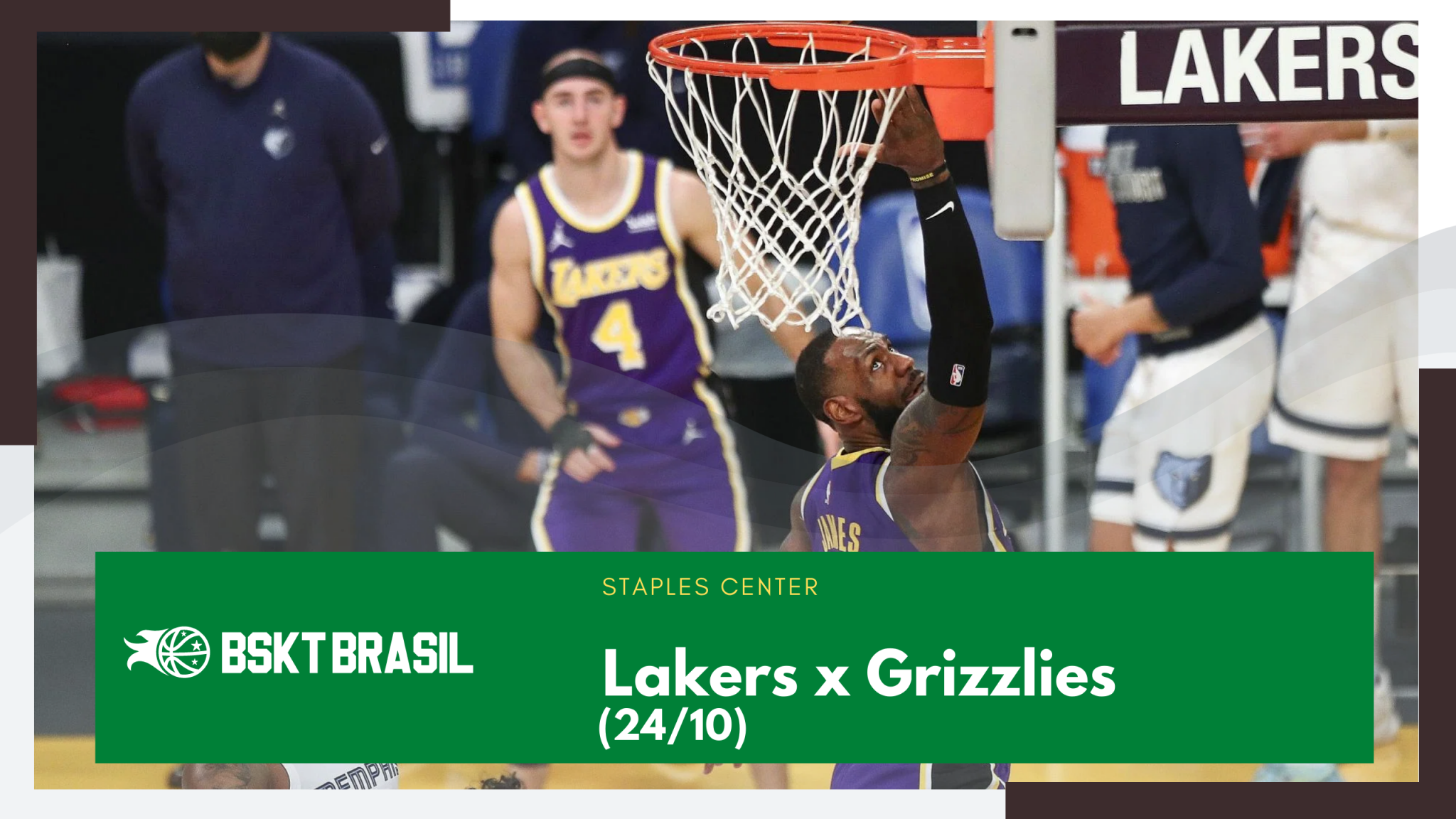 Onde assistir NBA: Los Angeles Lakers x Memphis Grizzlies – Jogo 5