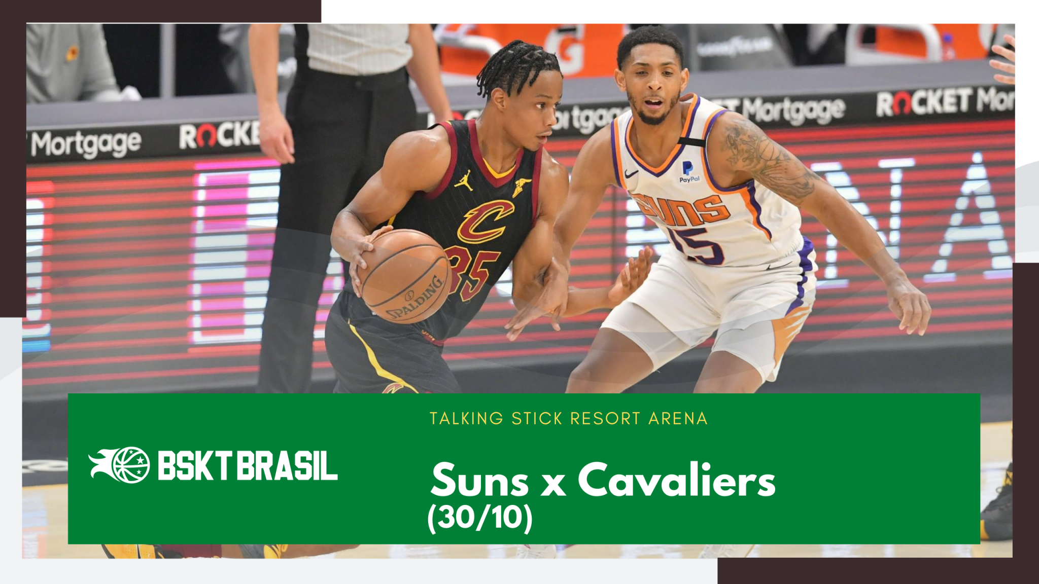 Onde Assistir Suns x Cavaliers – NBA hoje (30/10) AO VIVO