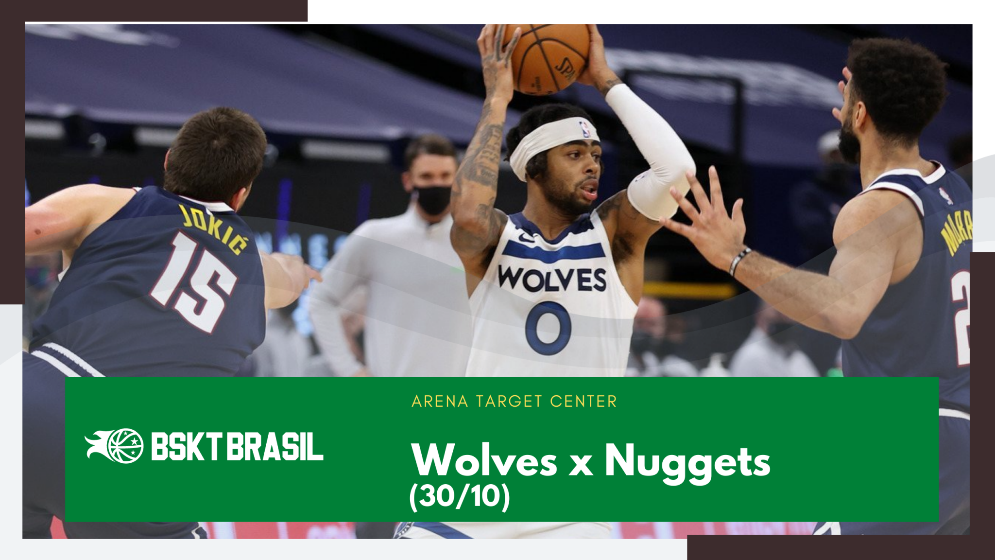 Onde Assistir Timberwolves x Nuggets – NBA hoje (30/10) AO VIVO