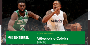 Onde Assistir Wizards x Celtics – NBA hoje (30/10) AO VIVO
