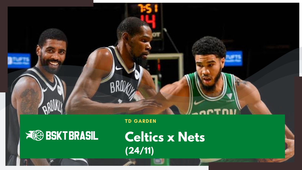 Onde Assistir Celtics x Nets NBA hoje (24/11) AO VIVO