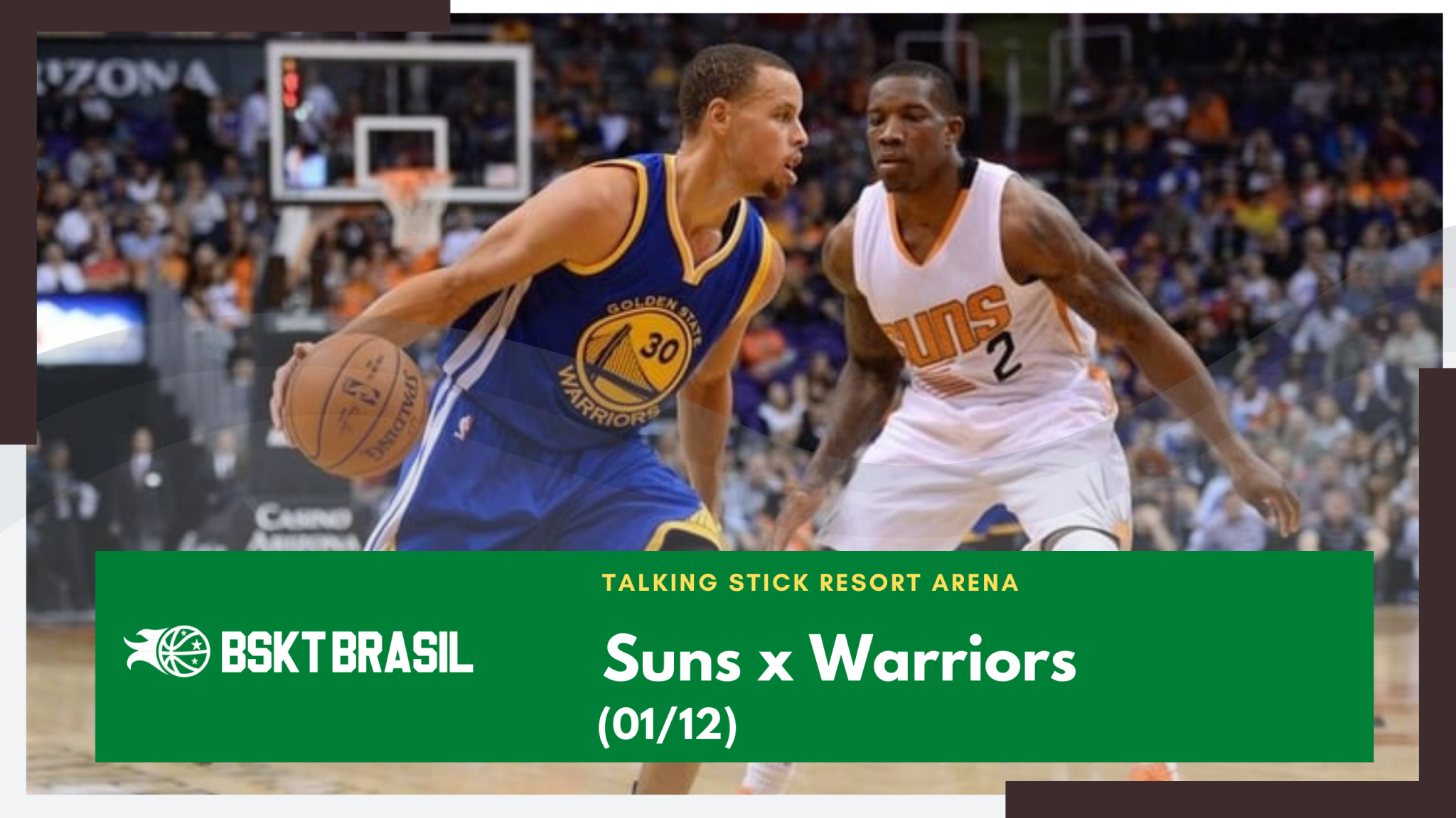 Onde Assistir Suns x Warriors NBA hoje (01/12) AO VIVO