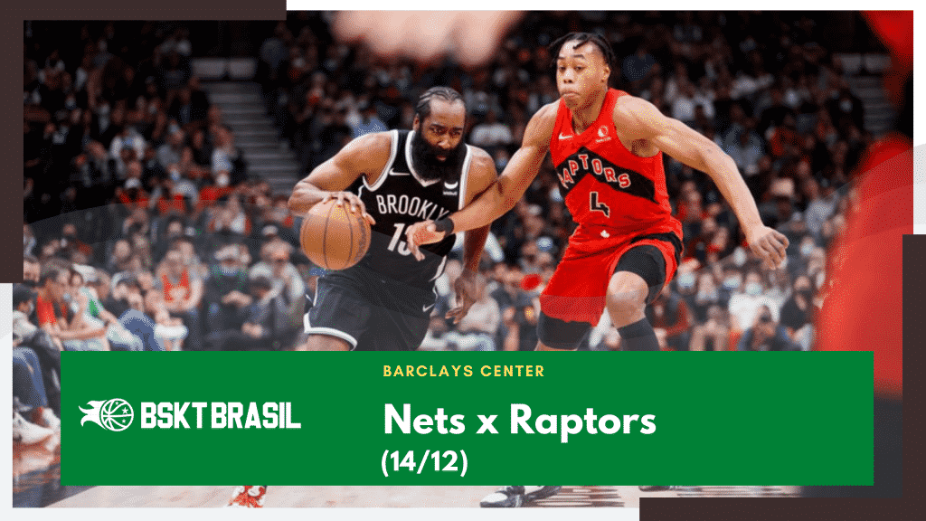Onde Assistir Nets x Raptors – NBA hoje (14/12) AO VIVO
